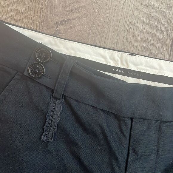 Marc Jacobs Navy Bootcut Suit Pants Size 4 - Picture 2 of 5